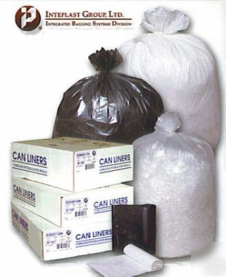 White can liner 40X46 45 gal. h/d 100 ct.