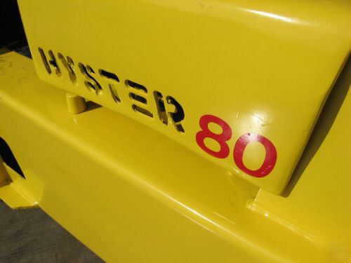  hyster S80XL 8000# lift truck fork forklift hilo 